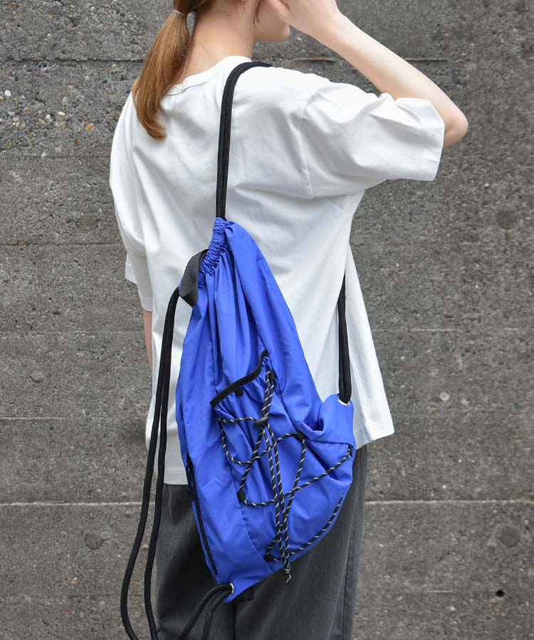 ドローコードレースアップナップサック