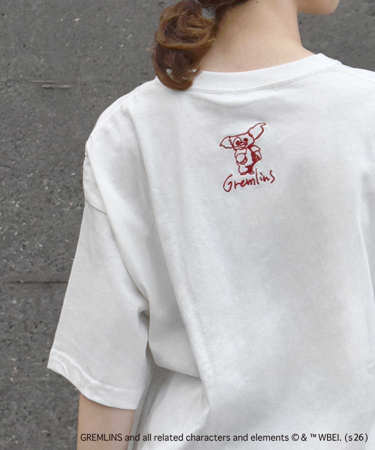 グレムリンフォト刺繍プリントTシャツ