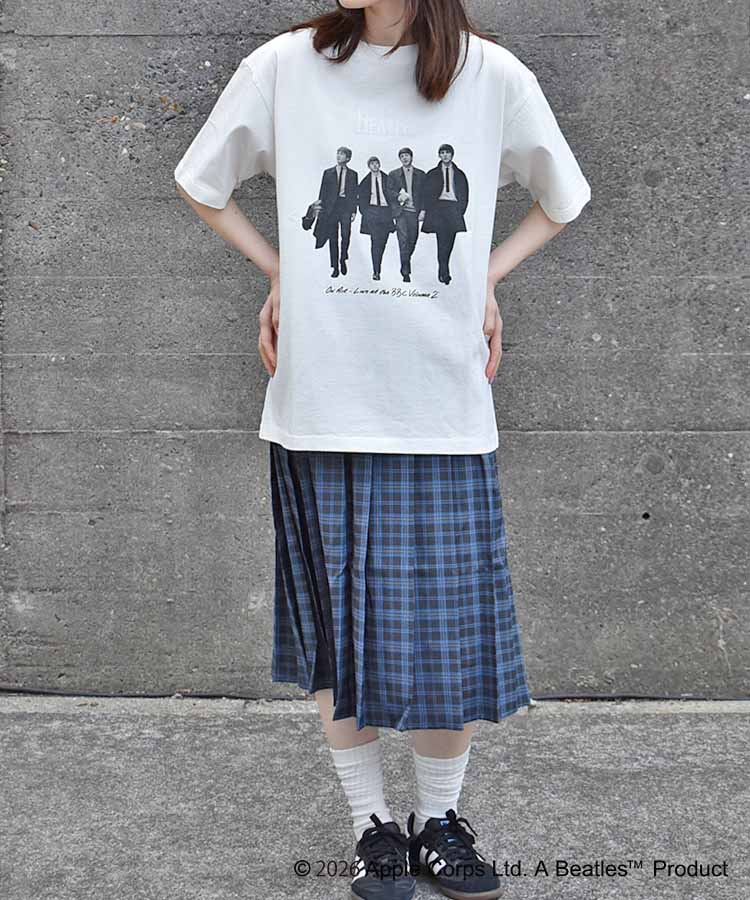 THE BEATLESレコードプリントTシャツ
