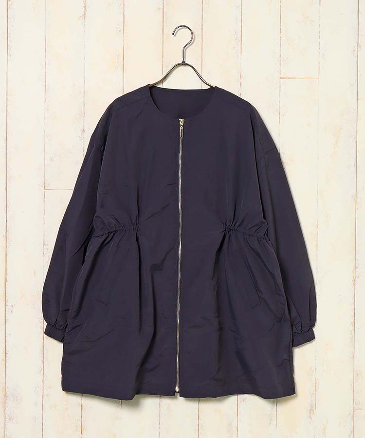 撥水加工ミドル丈コート