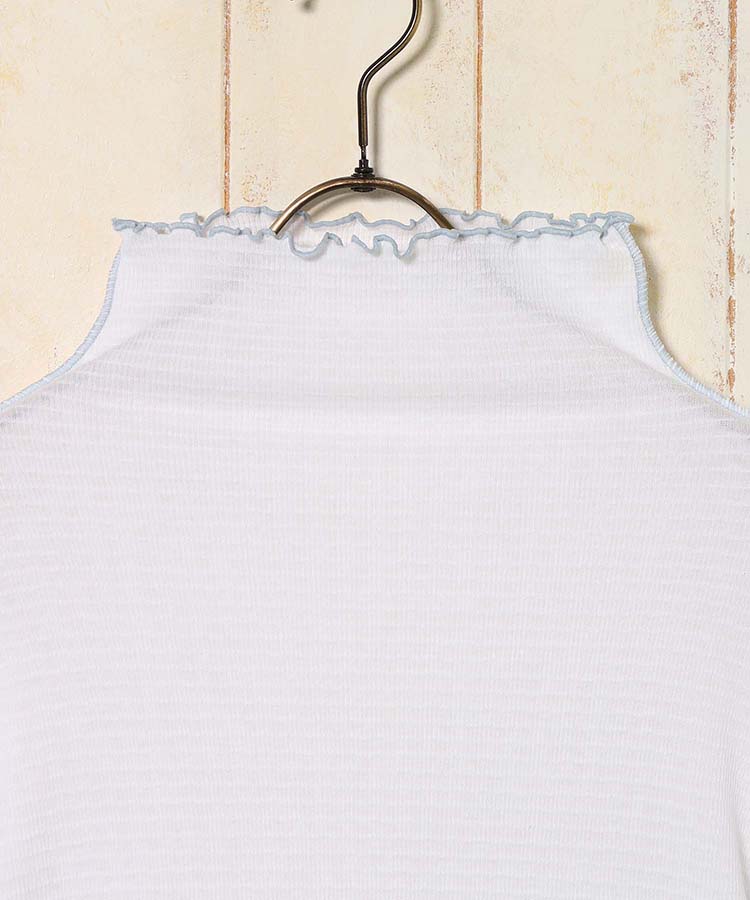 リブボトルネックロンT