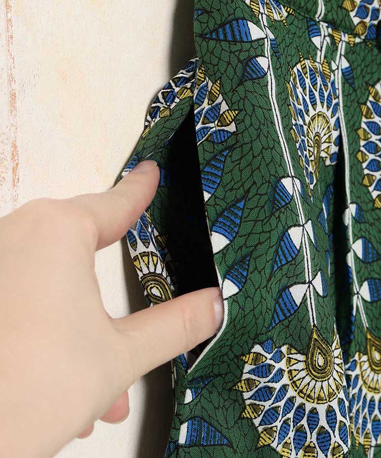 総柄プリントパンツ