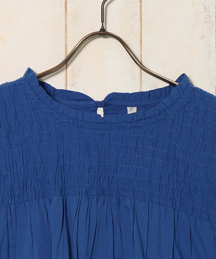 ロングスリーブシャーリングワンピース