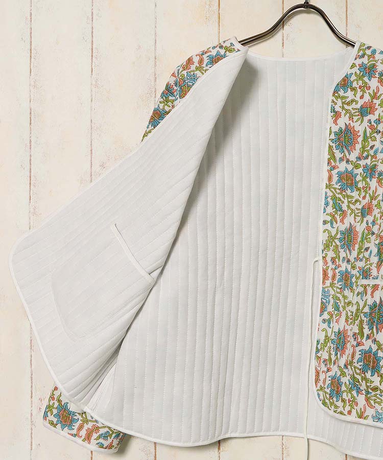 フラワーキルトジャケット