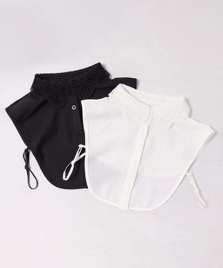 カットレース付け襟