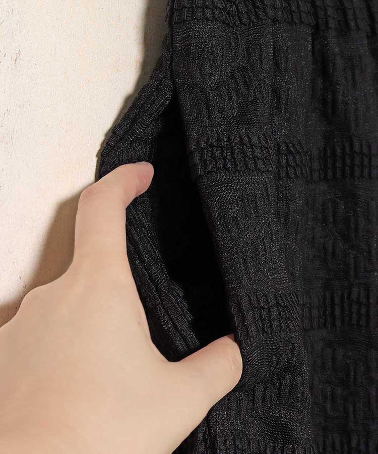 ジャガードカットソースカート