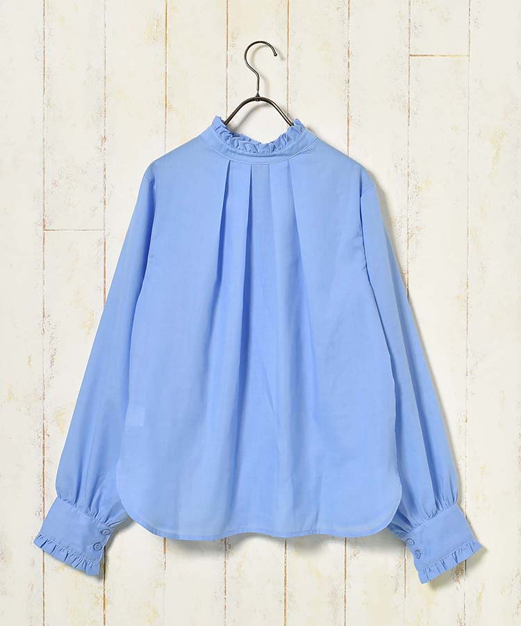 プチフリルブラウス