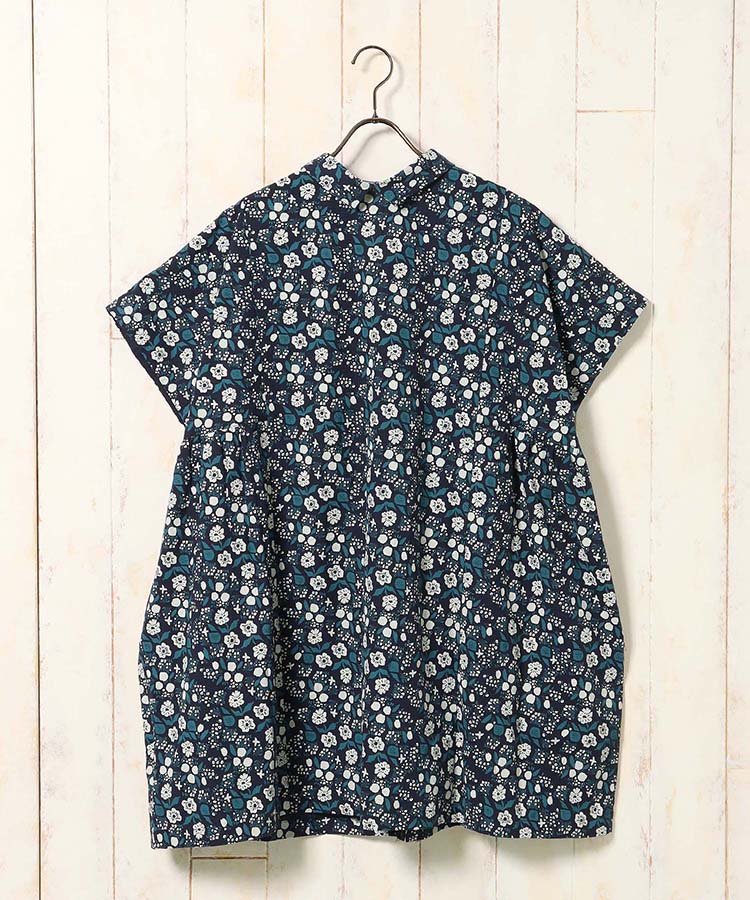 総柄プリントチュニック