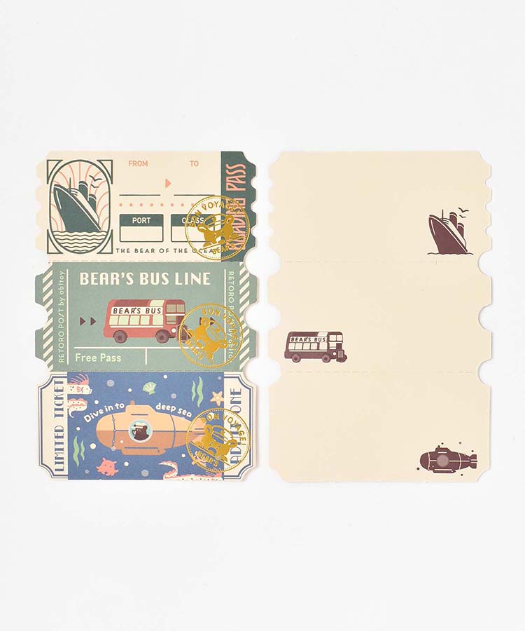 オビワンチケット風メモ