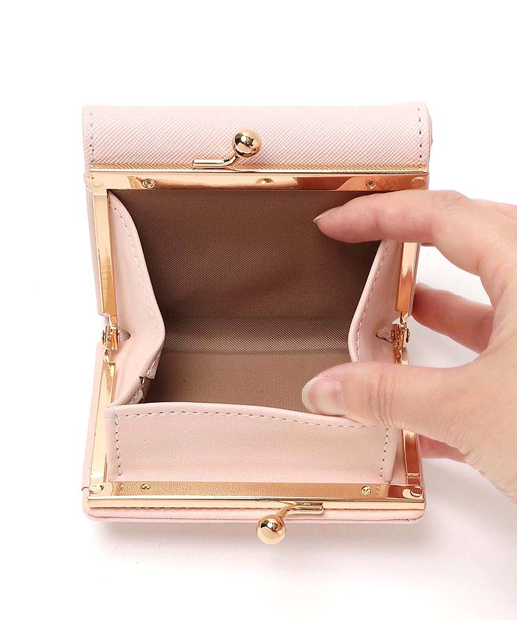 スワンエポがま口折財布