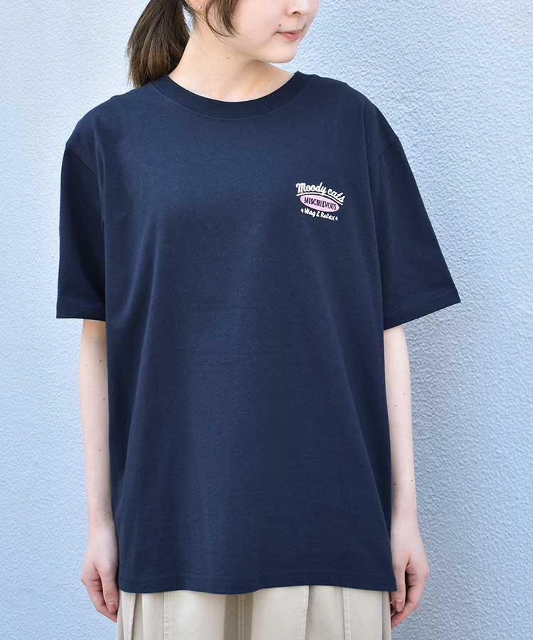 のんびりcat刺繍Tシャツ | Bleu Bleuet（ブルーブルーエ）公式通販