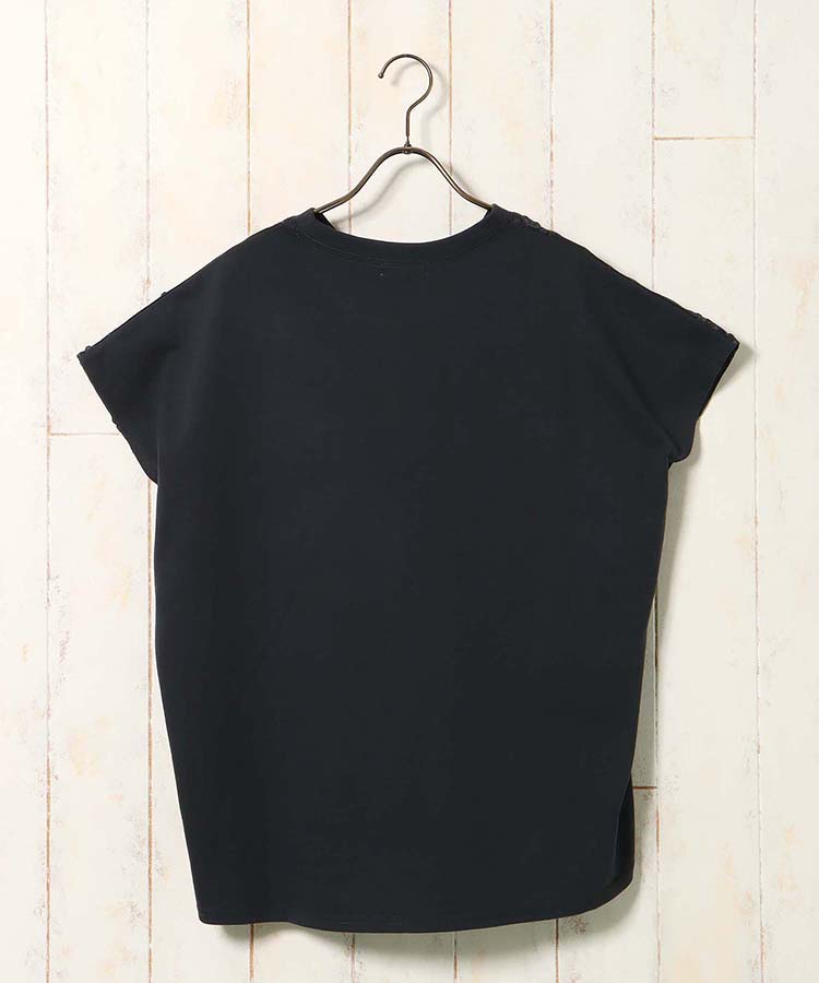 フラワー3D刺繍TシャツNO3