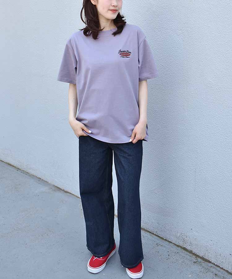 のんびりdog刺繍Tシャツ
