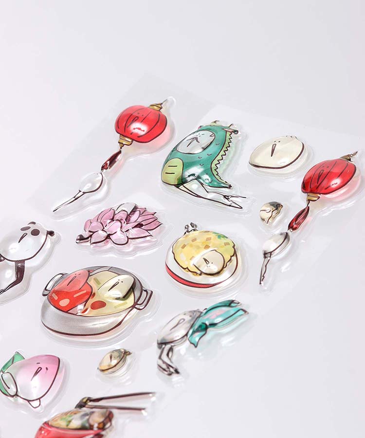 【WEB予約 4/25～順次発送】たまごあしのぷっくりシール2