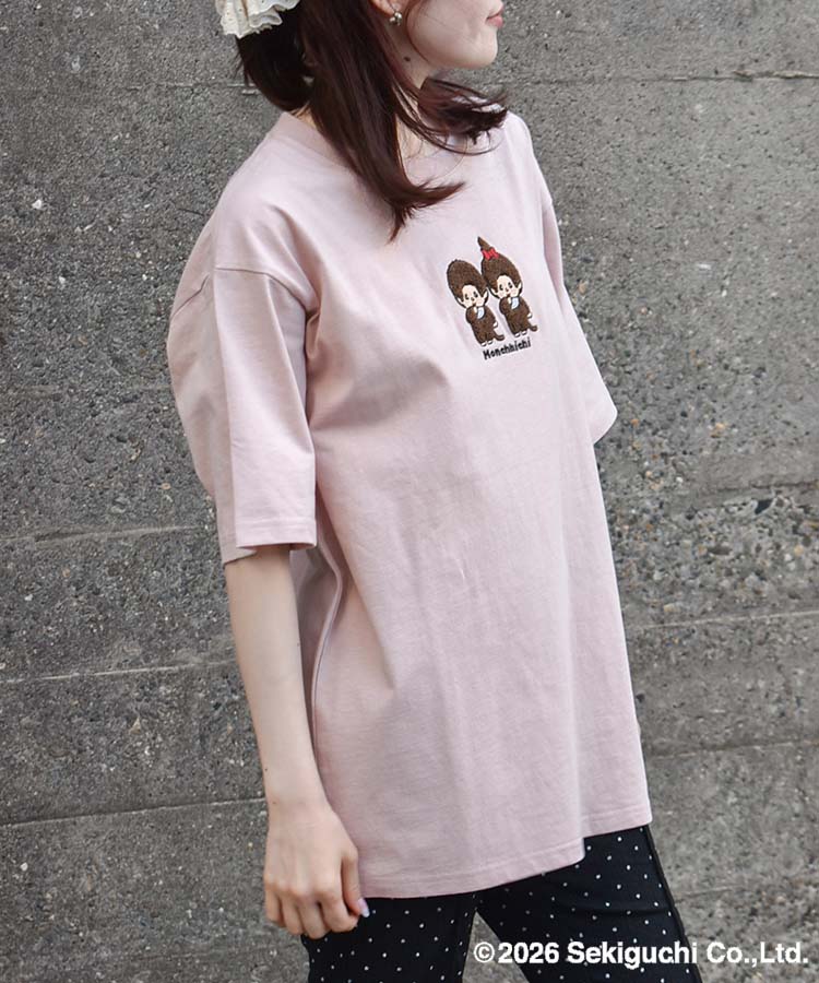 モンチッチ刺繍Tシャツ