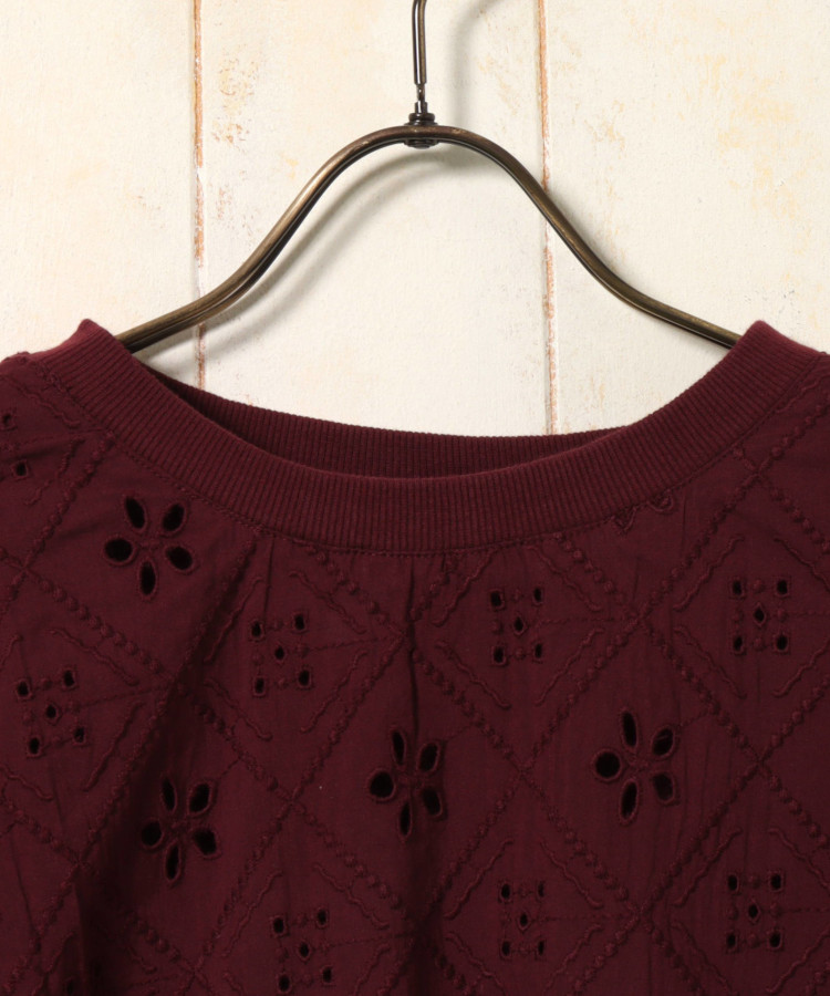 シフリー刺繍プルオーバー