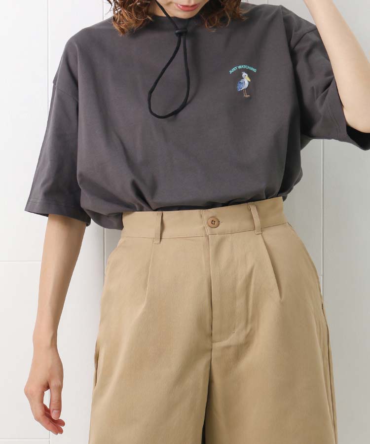 ≪SALE≫ハシビロコウ刺繍Tシャツ