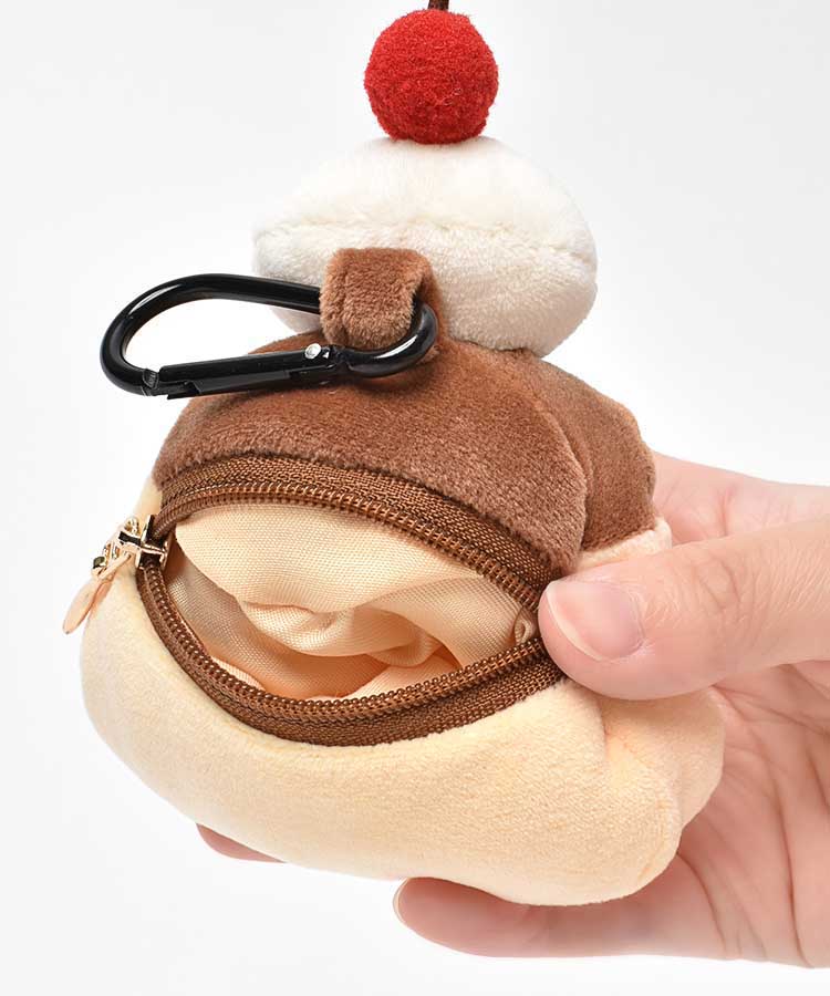 もちもち喫茶ぬいぐるみカラビナ付きミニポーチ