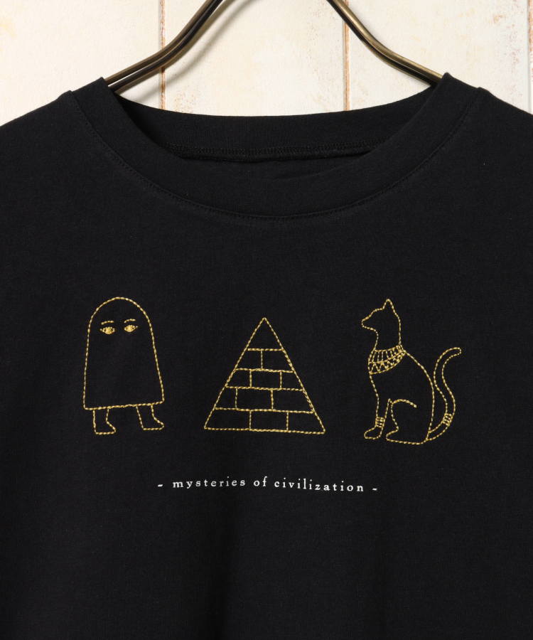 古代刺繍Tシャツ