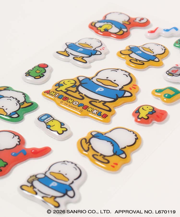【WEB予約 8/8～順次発送】レトロサンリオキャラクターズ ぷっくりシール