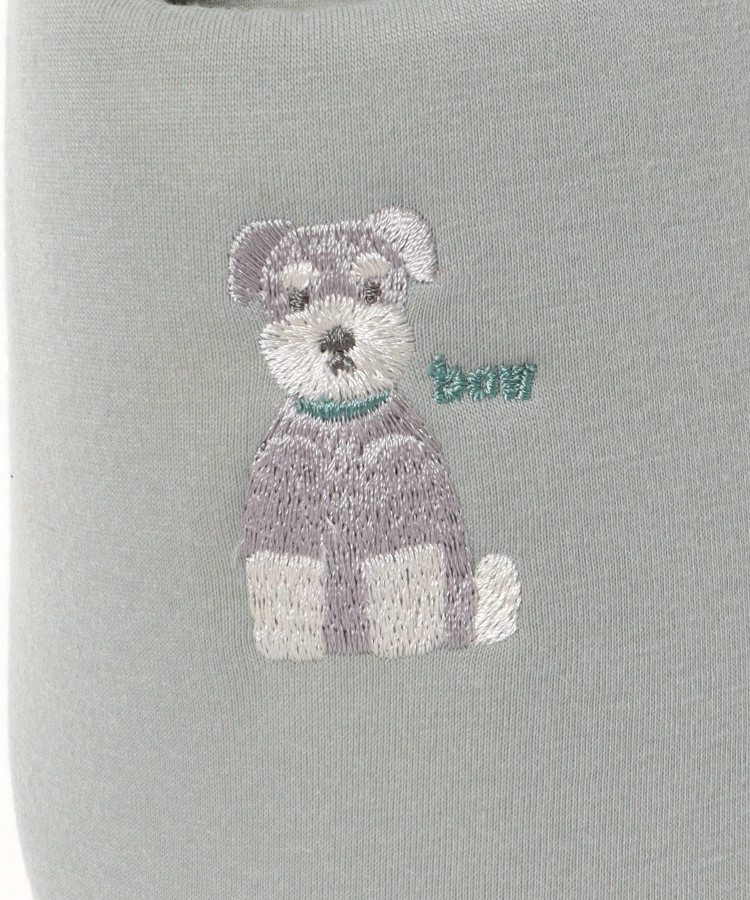 どうぶつ刺繍ルームシューズ