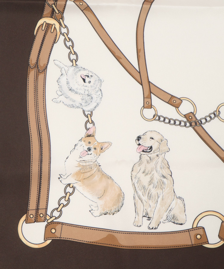 dogアソート柄スカーフ