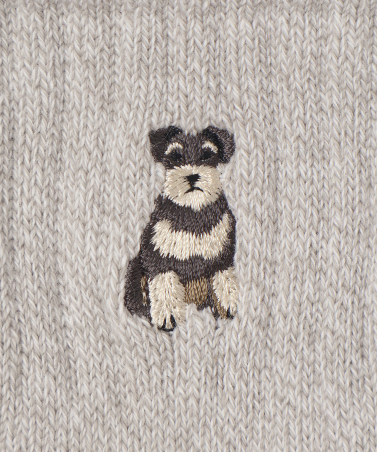 dog刺繍ソックス