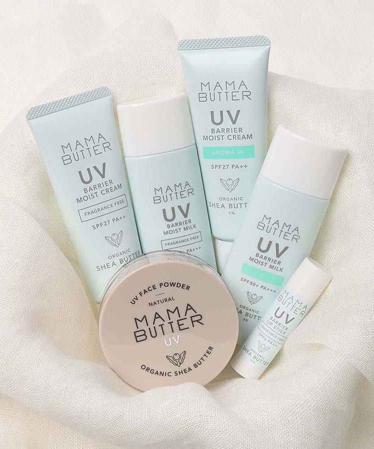 ≪SALE≫ママバターUVバリアモイストミルク 無香料