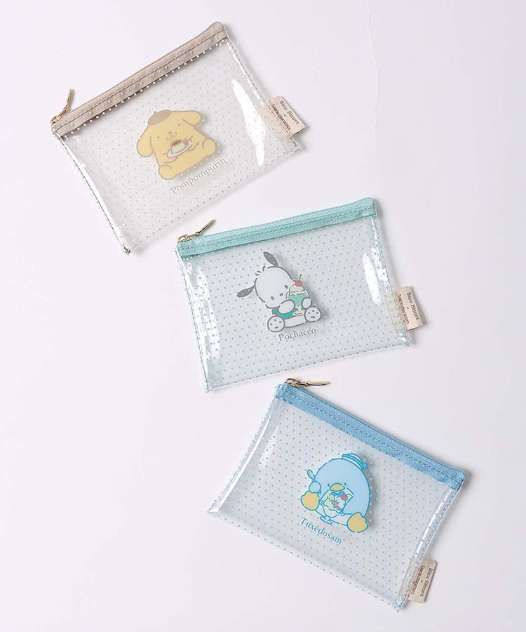 ≪SALE≫サンリオキャラクターズビニールドットミニフラットポーチ