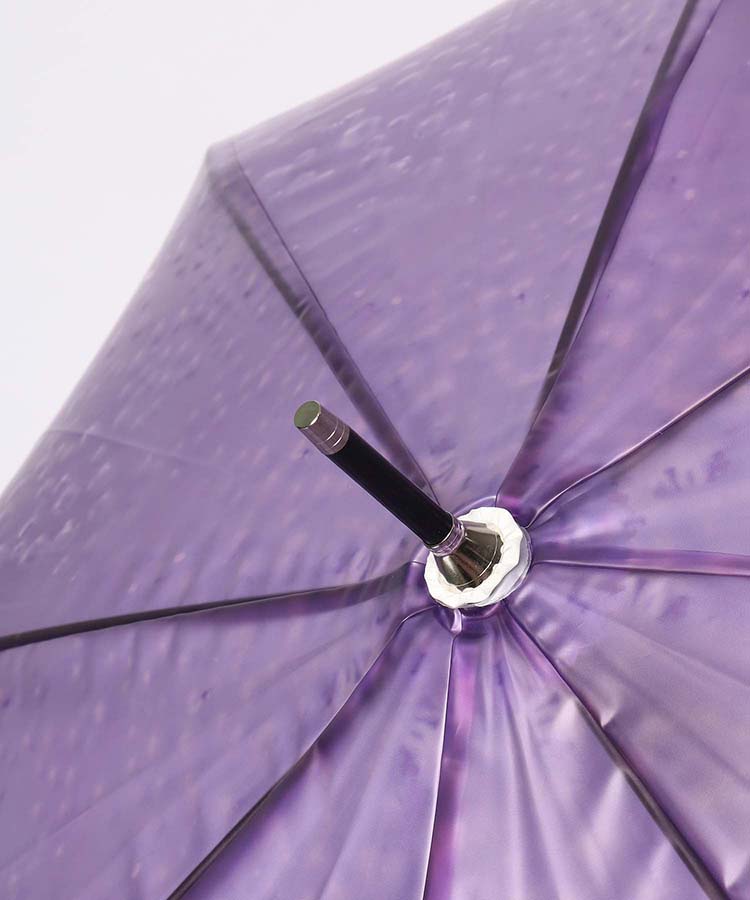 旅する喫茶クリームソーダ雨長傘 パープル
