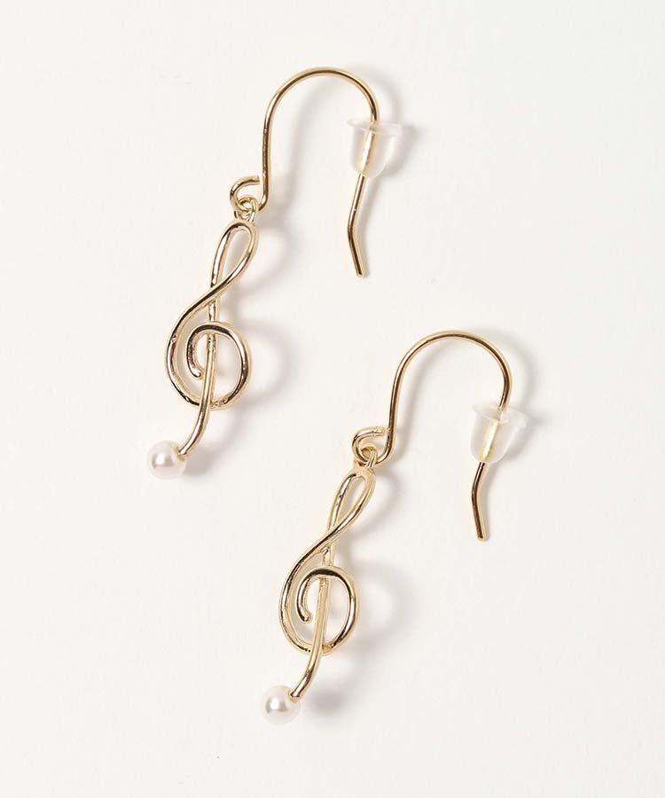 ト音パールピアス