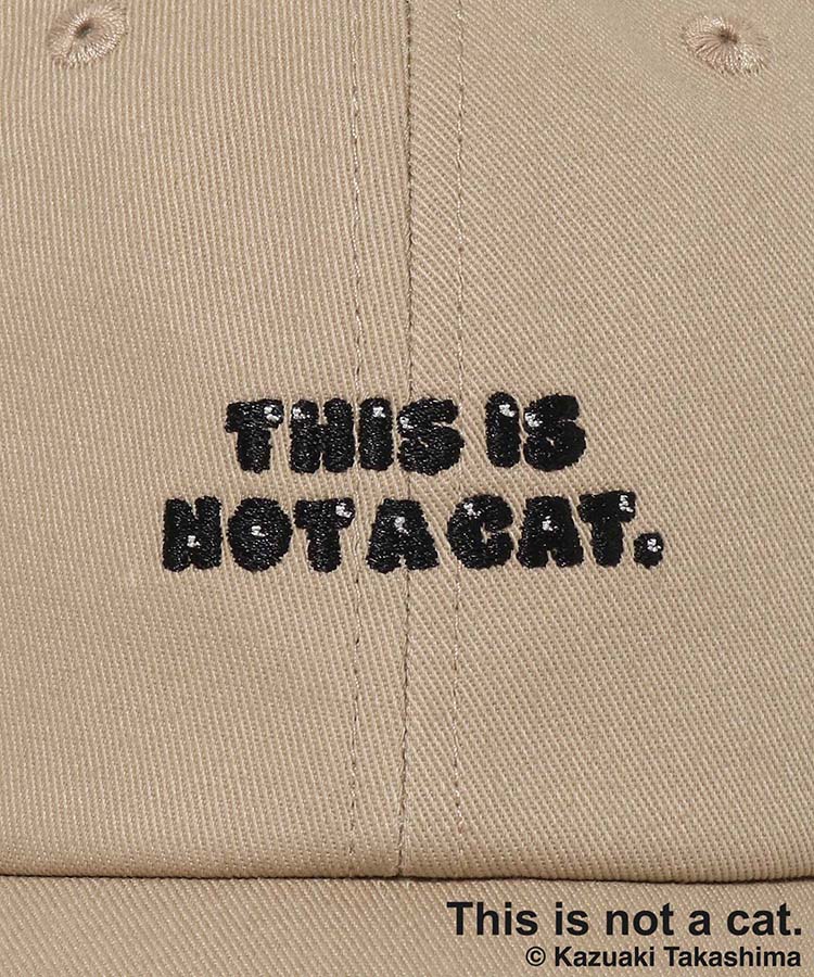 ≪SALE≫This is not a cat.ツイルキャップ