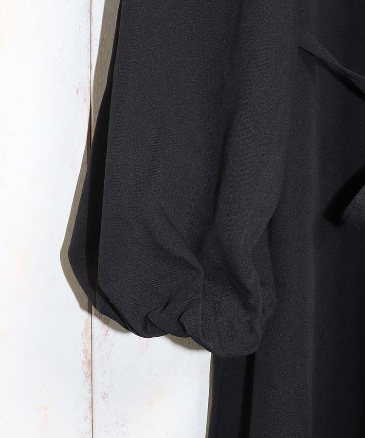 ≪SALE≫ボリューム袖シンプルワンピース