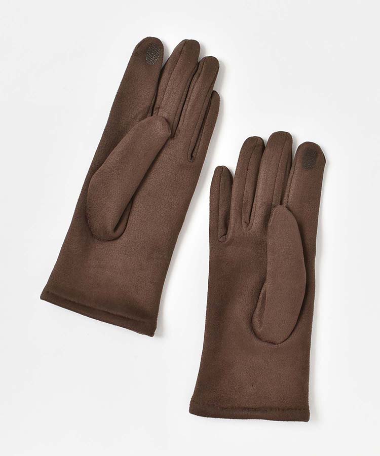 シンプルフェイクスエードグローブ