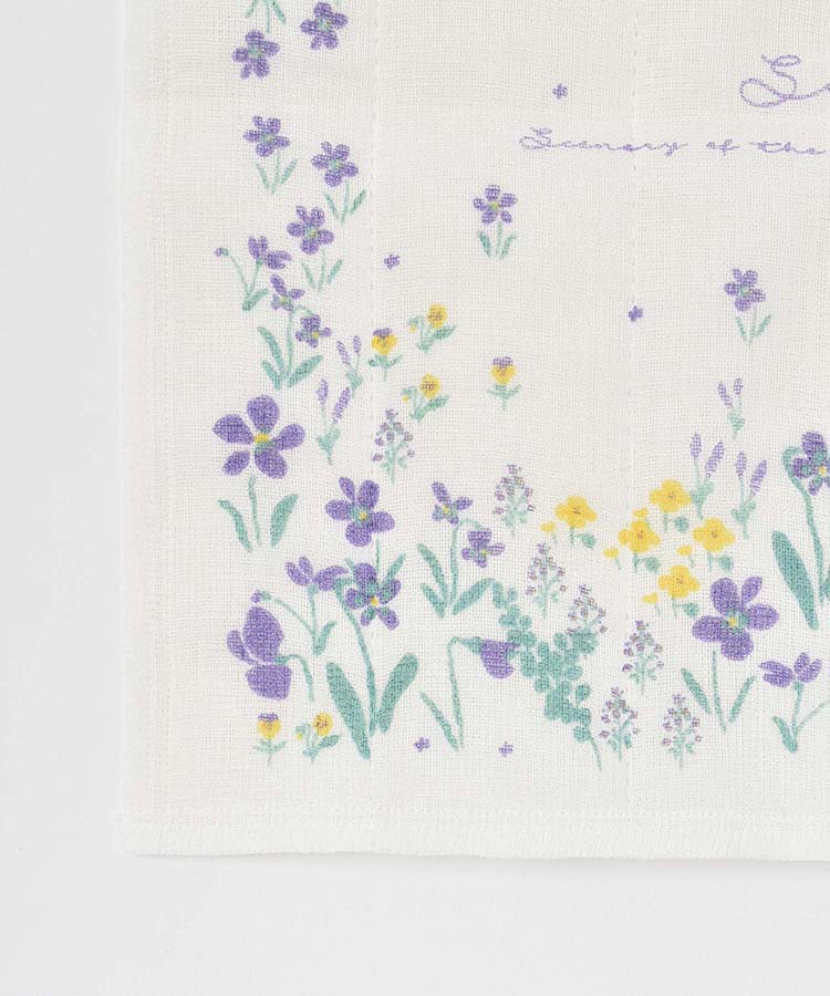 フラワーシーンかや生地ふきん