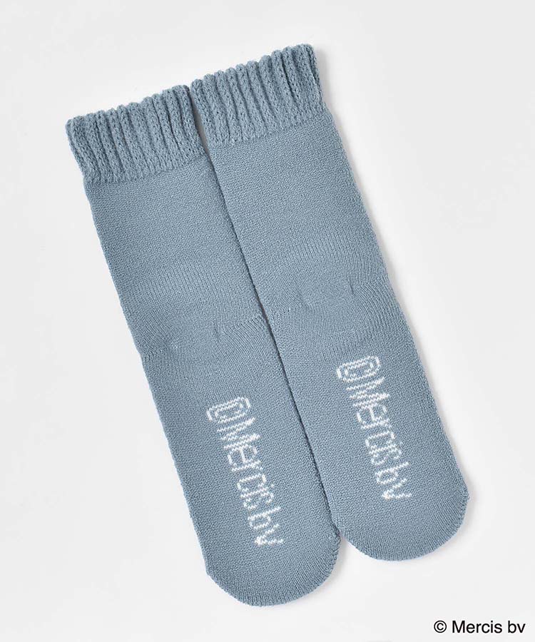 ミッフィーフェイス編みルームソックス