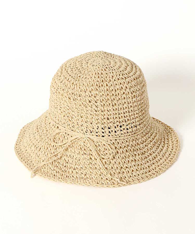 ≪SALE≫シンプル細編みペーパーハット