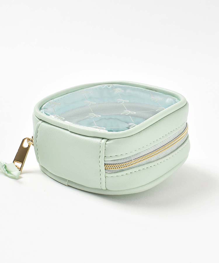 ≪SALE≫リボンカラビナクリアミニポーチ