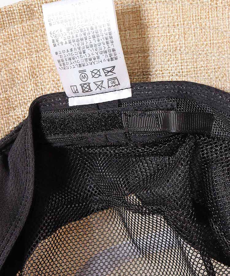 ひんやりヒモ付リボンハット
