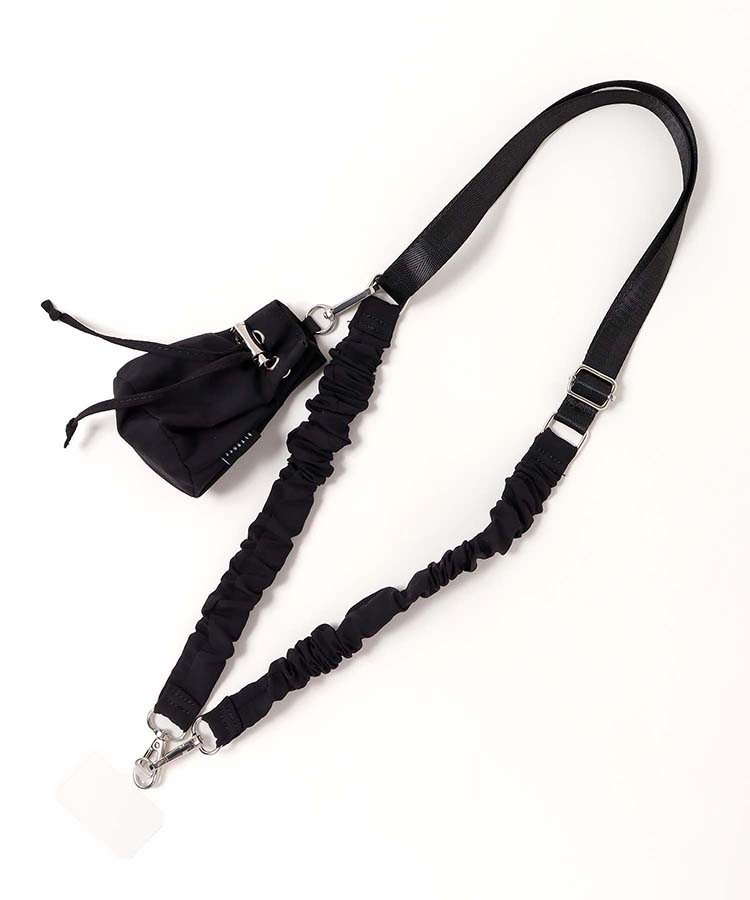 ≪OUTLET≫巾着ポーチ付くしゅくしゅストラップ