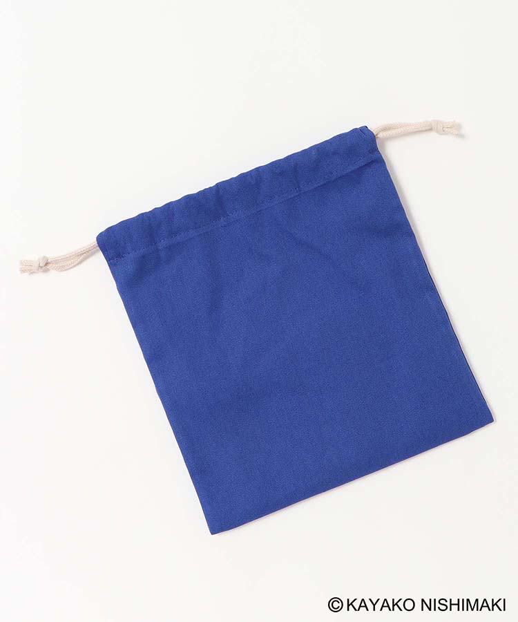 わたしのワンピースサガラ刺繍巾着