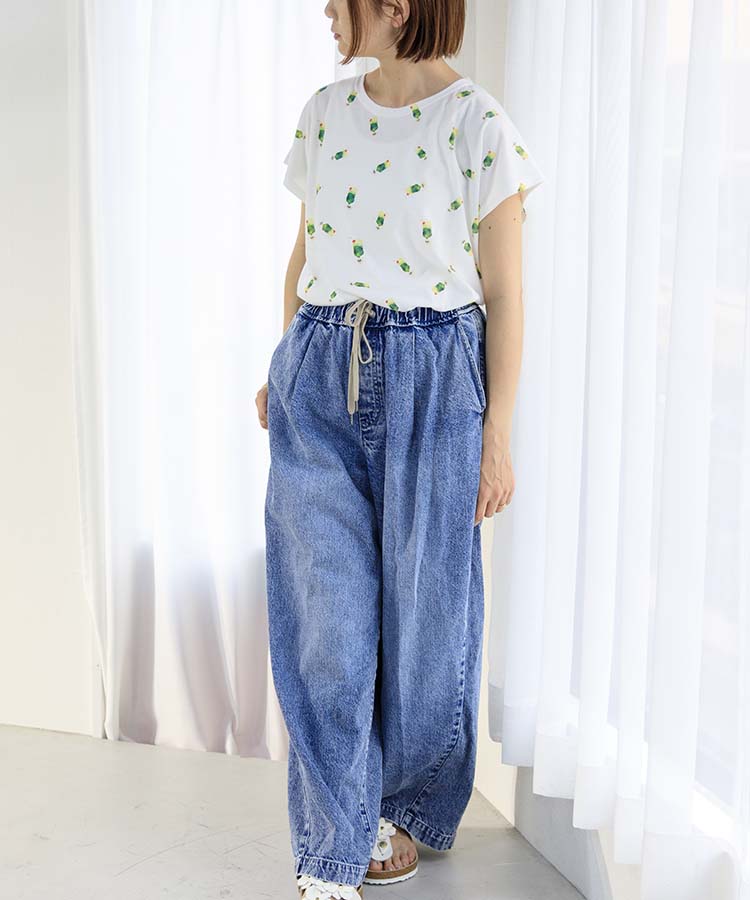 クリームソーダ総柄Tシャツ