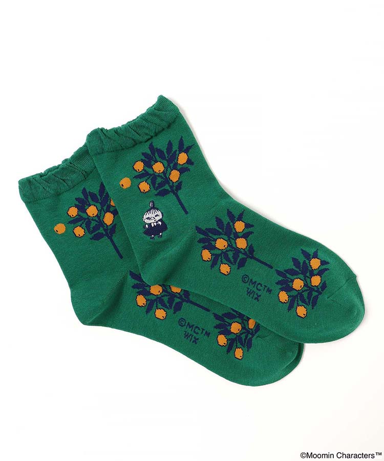 リトルミイ刺繍ツリーロークルーソックス