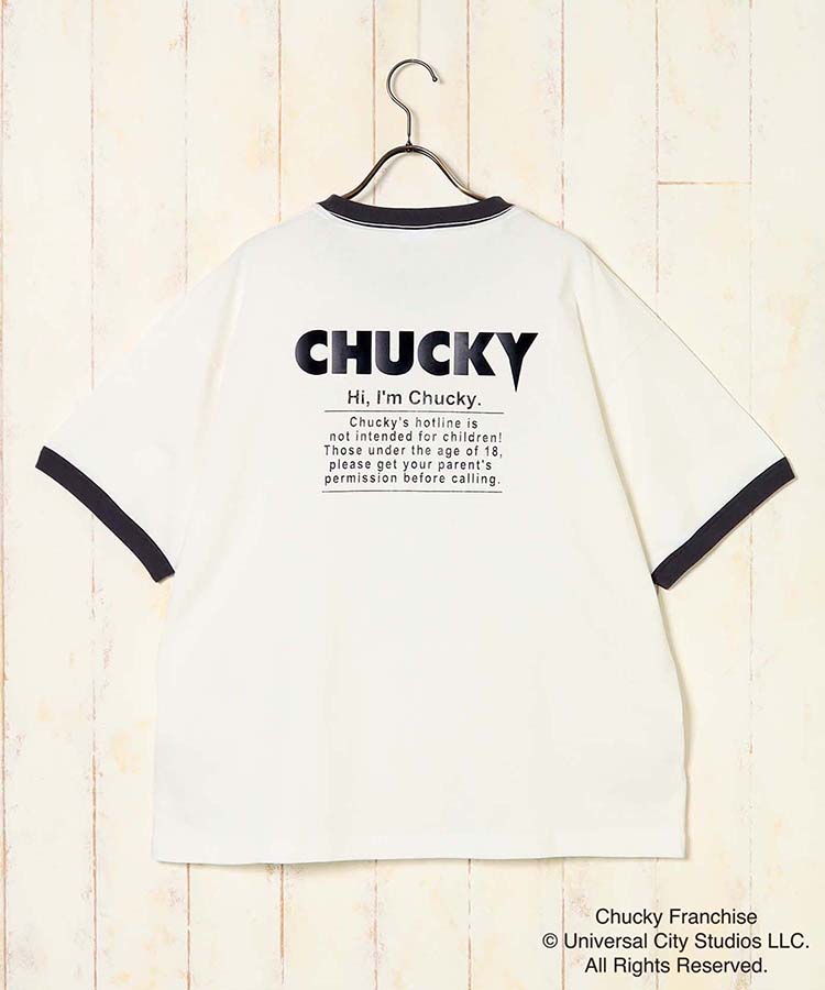 CHUCKYバンド風イラストTシャツ