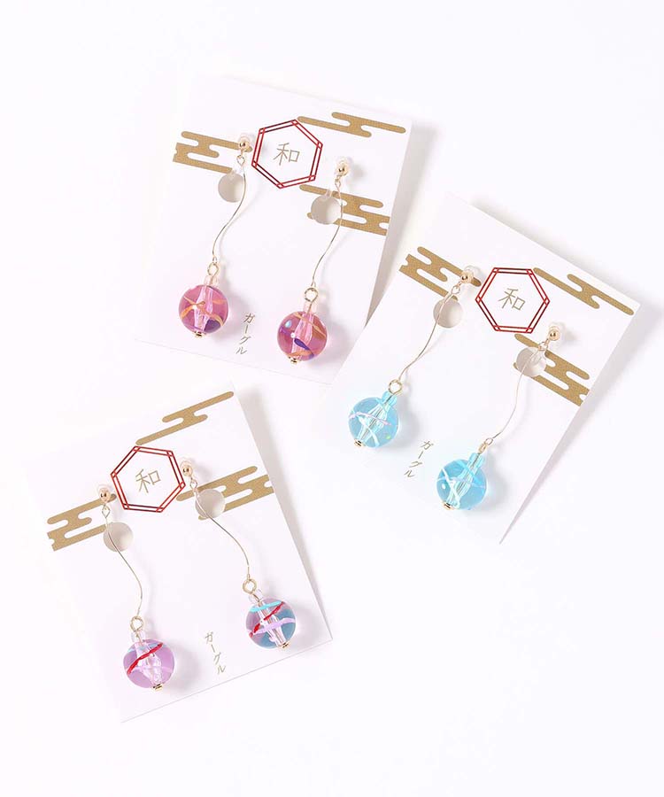 ≪SALE≫ミニヨーヨー樹脂イヤリング