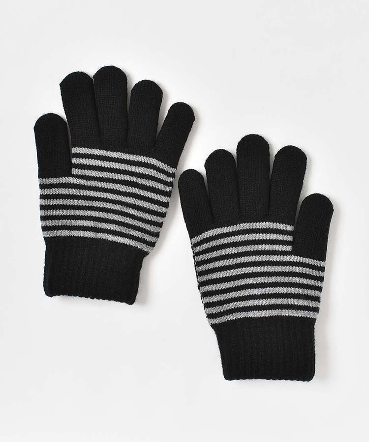 ≪SALE≫ボーダーニットグローブ