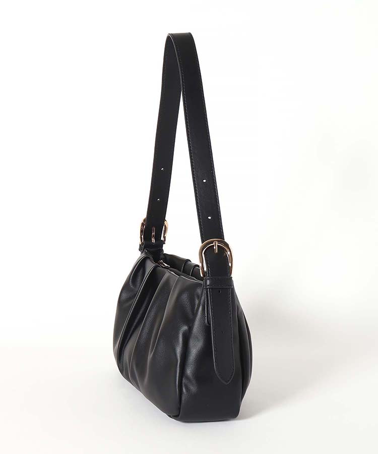 合皮タックショルダー