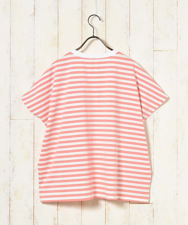 CYILABO刺繍ボーダーTシャツ