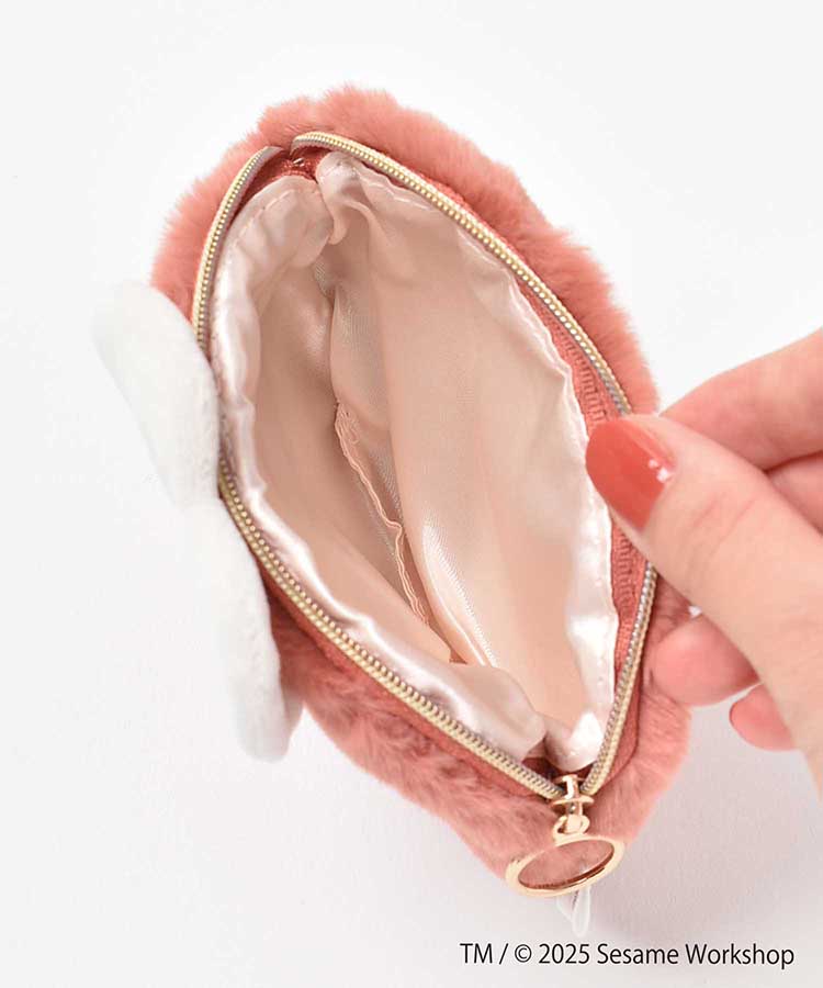 SESAME STREET FACE FURダイカットポーチ