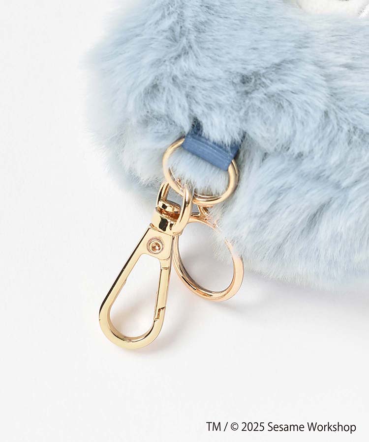 SESAME STREET FACE FURマイクロポーチ